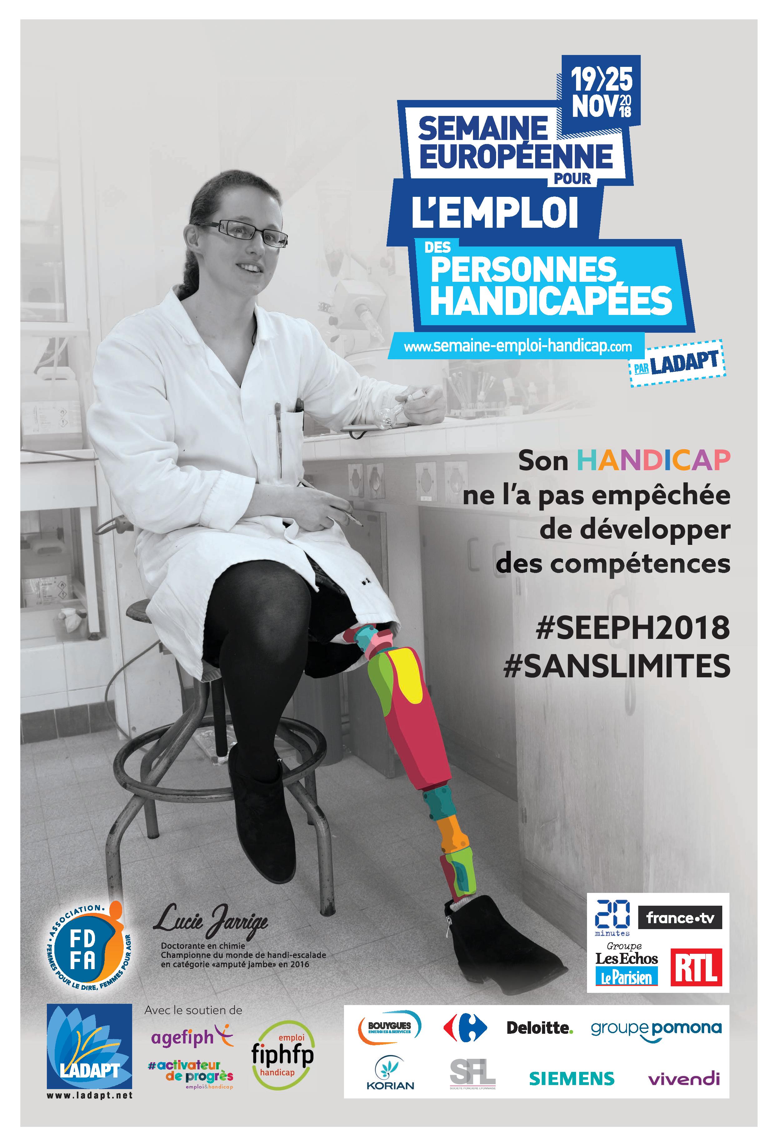 Cap Emploi de l’Adapei de l’orne, en lien avec ses partenaires, promeut l’insertion professionnelle des personnes handicapées auprès des entreprises à l’occasion de la SEEPH, du 19 au 23 novembre 2018