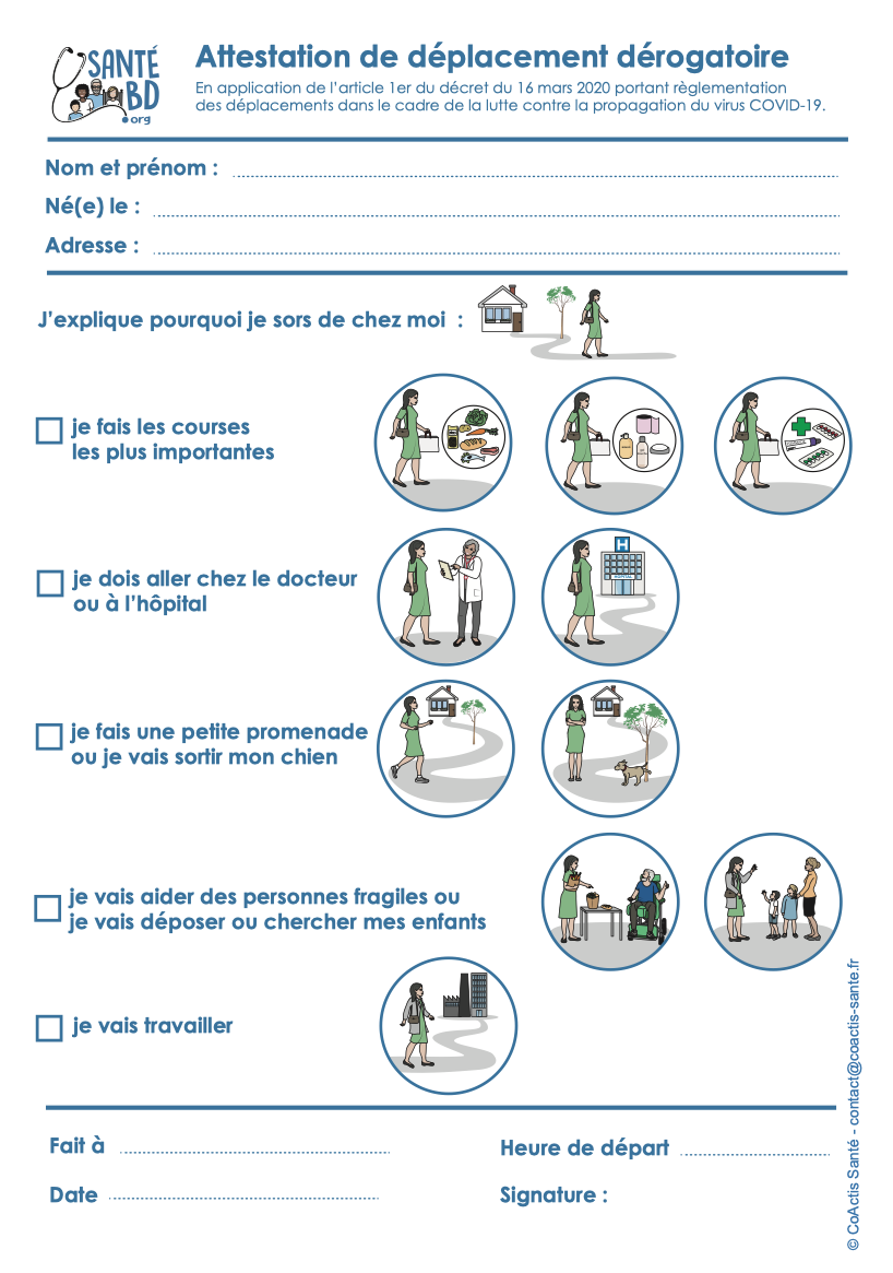 attestation de droit FALC