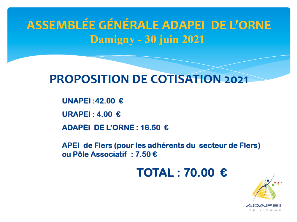 Proposition de cotisation