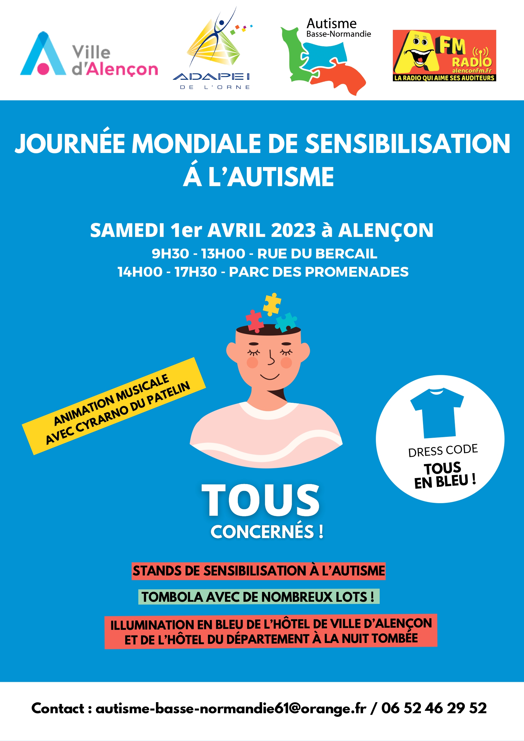 Tous en bleu pour la Journée mondiale de l’Autisme !